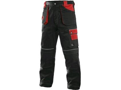 Kalhoty CXS ORION TEODOR, zimní, pánské, černo-červené, vel. 60-62