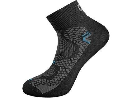 Ponožky CXS SOFT, čierno-modré, veľ. 48