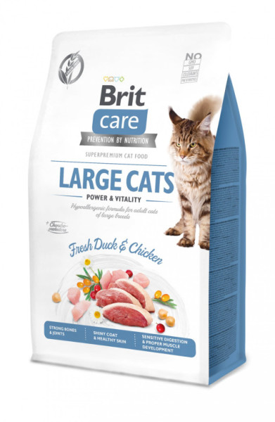 Brit Care Cat bezzbożowa karma dla dużych kotów 0,4kg