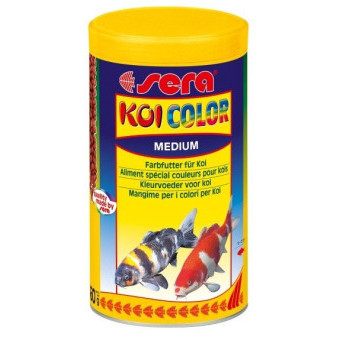 Sera doplňkové krmivo pro Koi - podpora vybarvení ryb Koi Color Medium 1000ml Nature