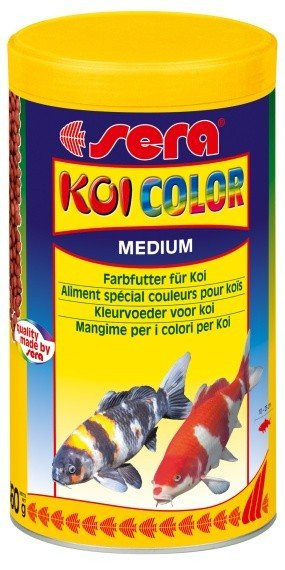 Sera doplňkové krmivo pro Koi - podpora vybarvení ryb Koi Color Medium 1000ml Nature