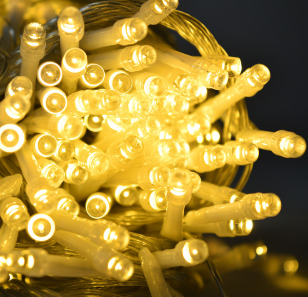 Aga Vánoční řetěz 200 LED Teplá bílá