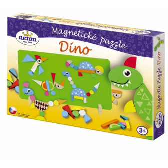 Magnetické puzzle Dinosauři v krabici 33x23x3,5cm