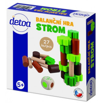 Strom balanční společenská hra v krabici 15x15x3,5cm