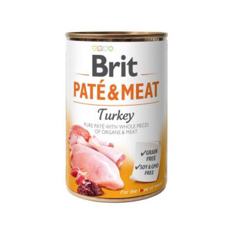Konzerva Brit Pate & Meat Turkey 400g