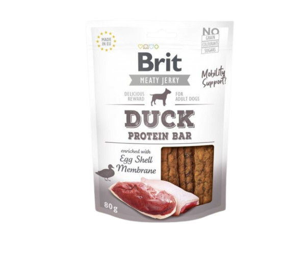 Baton Białkowy Brit Jerky Duck 80g