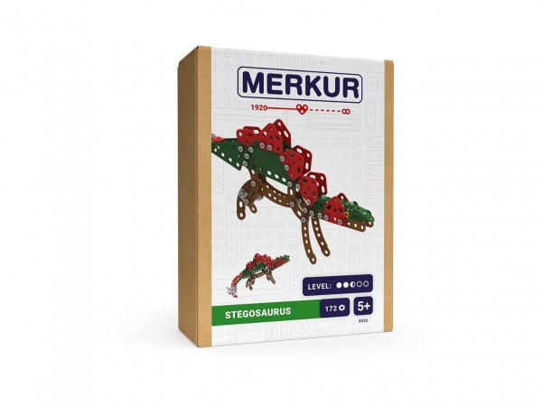Stavebnica MERKUR Stegosaurus 172ks v krabici 13x18x5cm