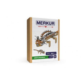 Stavebnice MERKUR Ankylosaurus 130ks v krabici 13x18x5cm