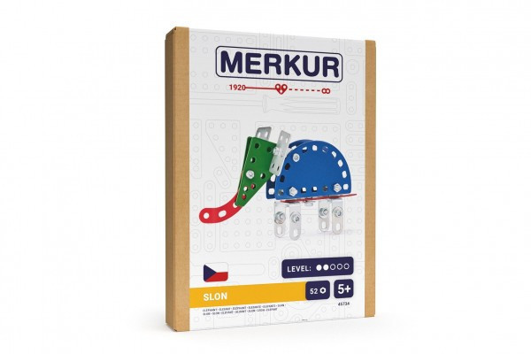 Stavebnice MERKUR Slon mini 13x18,5x3cm