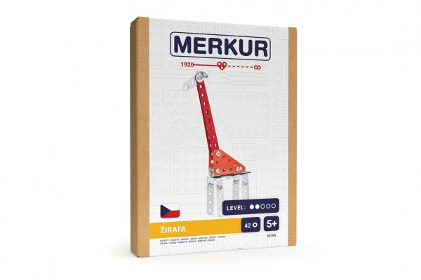 Stavebnice MERKUR Žirafa mini 13x18,5x3cm