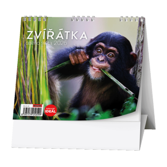 Stolní kalendář - IDEÁL - Zvířátka celého světa