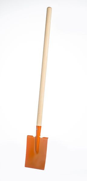 Rýč s násadou rovný kov/dřevo 80cm asst 3 barvy nářadí