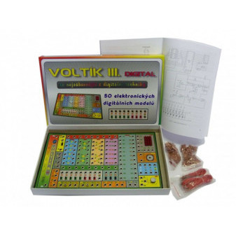 Voltík III. spoločenská hra na batérie v krabici 40x24, 5x4, 5cm