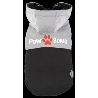 GIMDOG kabát PAWSOME 35cm šedočerný