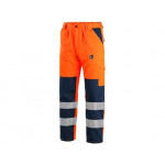 Kalhoty CXS NORWICH, výstražné, pánské, oranžovo-modré, vel. 46