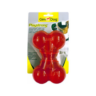 Zabawka Gimborn Playstrong wykonana z utwardzanej gumy 14 cm