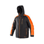 Bunda CXS BRIGHTON, zimní, pánská, černo-oranžová, vel. 3XL