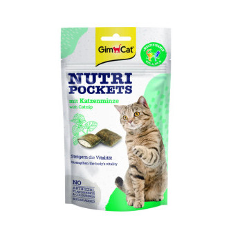 GimCat Nutri Pockets z kocimiętką 60 g