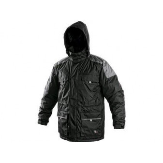 Bunda CXS FREMONT, zimní, pánská, černo-šedá, vel. 3XL