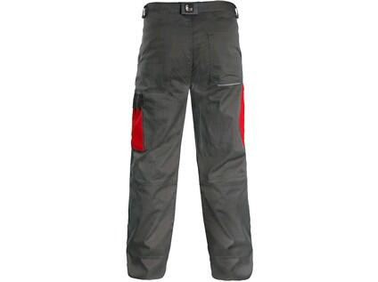 Kalhoty CXS PHOENIX CEFEUS, šedo-červená, vel.52