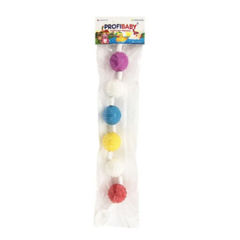 Řetěz/zábrana barevné plast 40cm asst v sáčku 0m+