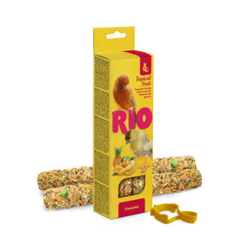 RIO tyčinky pro kanárky s tropickým ovocem 2x40g
