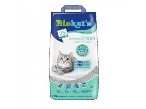 Biokat's Bianco Fresh Control podstielka 5kg