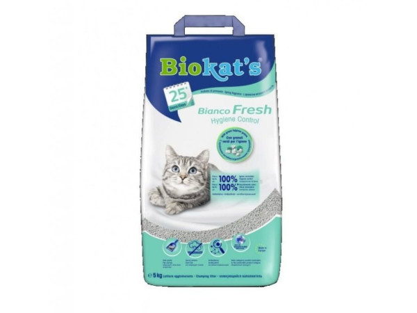 Biokat's Bianco Fresh Control podestýlka 5kg