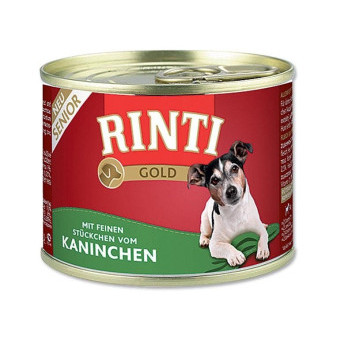 Finnern Rinti Gold Senior puszka dla psów królik 185g