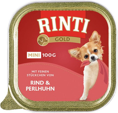 Paštika RINTI GOLD Mini hovezi+perlicka 100g