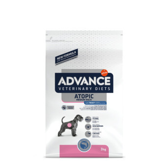 ADVANCE-VD Dog Avet Dog Atopic MED/MAX pstruh 3kg