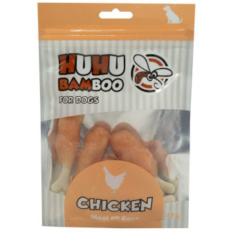 Huhubamboo Kuřecí kost s masem 75g[%nl%]Exp.: 11/2024