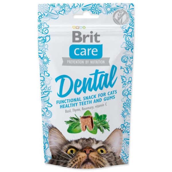 Brit Care Cat Snack Dental 50 g