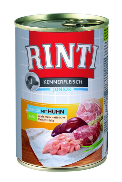 Finnern Rinti Junior konzerva pro psy kuře 400g