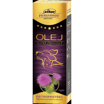 VITAR Veterinae ostropestřec olej 1000ml