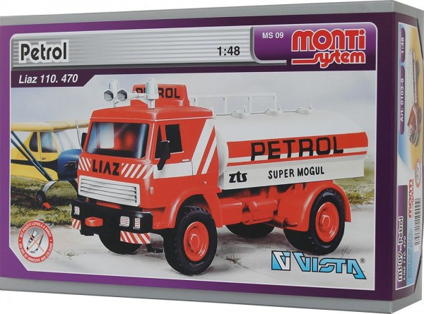 Stavebnica Monti System MS 09 Petrol Liaz 1:48 v krabici 22x15x6cm