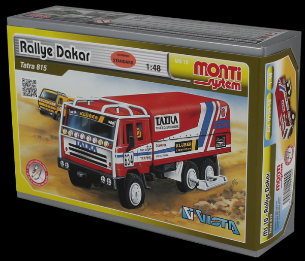 Zestaw Monti System MS 10 Rallye Dakar Tatra 815 1:48 w pudełku 22x15x6cm