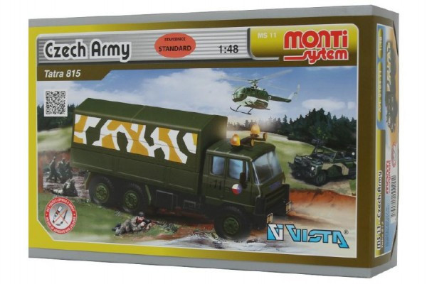 Zestaw Monti System MS 11 Czech Army Tatra 815 1:48 w pudełku 22x15x6cm