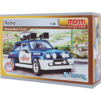 Stavebnice Monti System MS 13 Radio Renault 1:28 v krabici 22x15x6cm