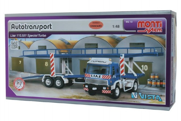 Zestaw Monti System MS 19 Autotransport Liaz 1:48 w kartonie 31.5x16.5x7.5cm