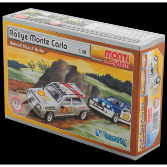 Stavebnice Monti System MS 23 Rallye Monte Carlo v krabici 22x15x7cm