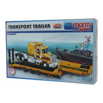 Zestaw Monti System MS 46 Przyczepa Transportowa Western Star 1:48 w kartonie 32x20.5x7.5cm