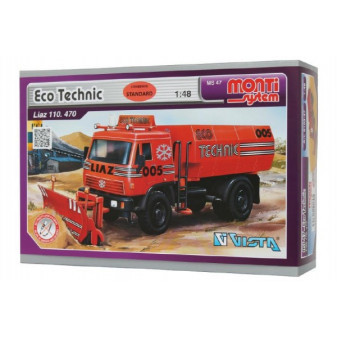 Stavebnice Monti System MS 47 Eco Technic Liaz 1:48 v krabici 22x15x6cm