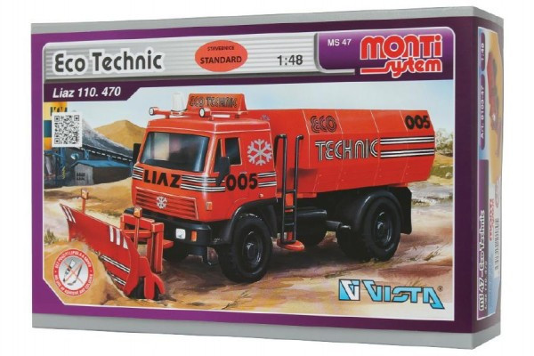 Zestaw Monti System MS 47 Eco Technic Liaz 1:48 w kartonie 22x15x6cm