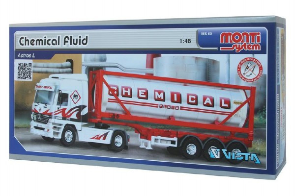 Stavebnica Monti System MS 60 Chemical Fluid Actros L-MB 1:48 v krabici 31,5 x16, 5x7, 5cm