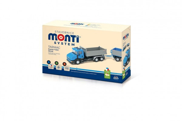 Zestaw Monti System MS 65 Scania Tarmac 1:48 w pudełku 32x20.5x7.5cm