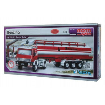 Stavebnica Monti System MS 08.3 Benzina Liaz 1:48 v krabici 31,5x16,5x7,5cm