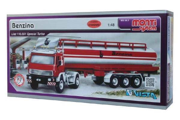 Zestaw Monti System MS 08.3 Benzina Liaz 1:48 w kartonie 31.5x16.5x7.5cm