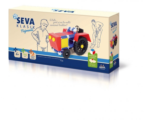 Stavebnice SEVA KLASIK Nejmenší plast 31,5x16,5x7,5cm