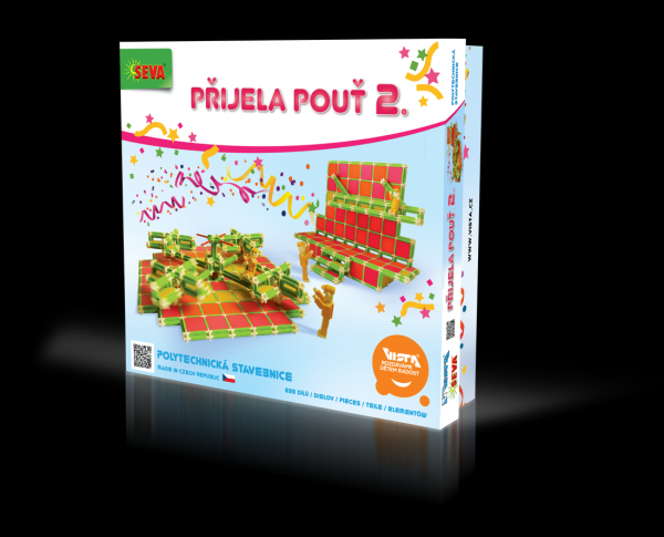 Stavebnice SEVA Přijela pouť 2 plast 34,5x32,5x8cm
